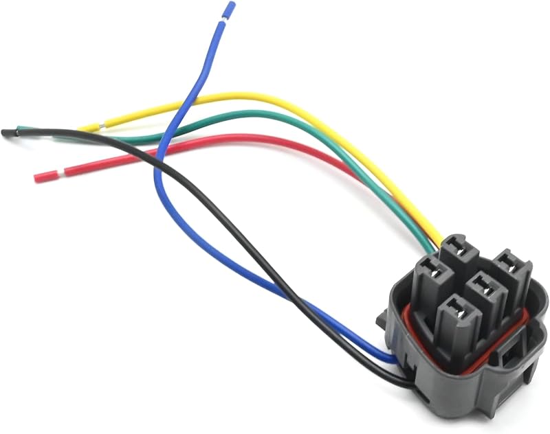 Conector de bomba de combustível MDEOOSKY com chicote, 5 pinos para Toyota – 1 unidade