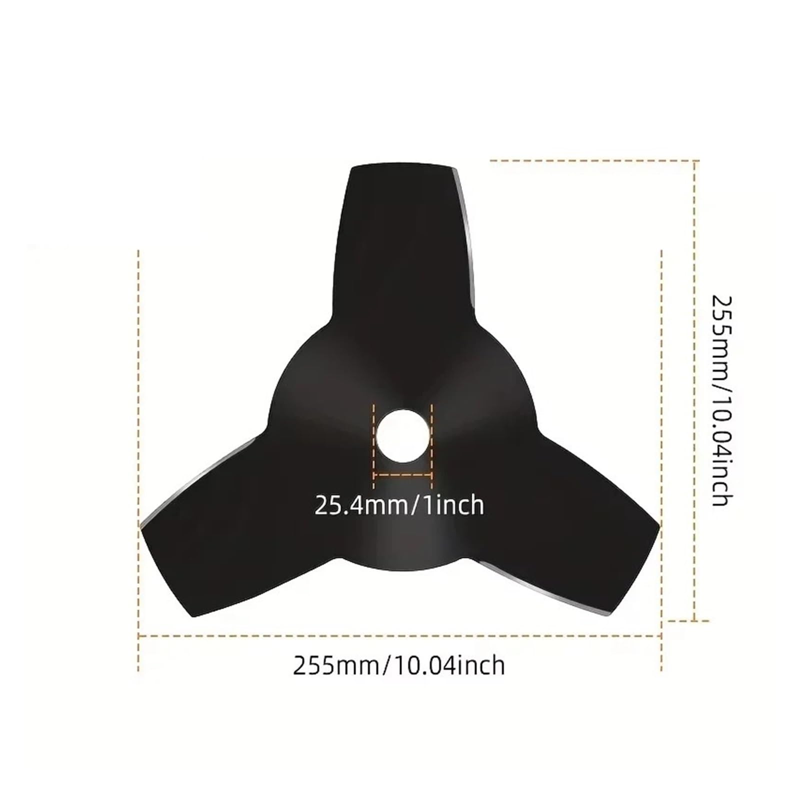 Lama Del Tosaerba, Compatibile Con Le Parti Degli Attrezzi Da Giardino LUSQI | Lama for decespugliatore a 3 denti(5Pcs)