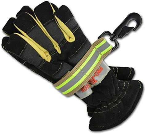Lightning X Heavy-Duty Firefighter Work Glove Strap w/Reflective - Turnout TAN