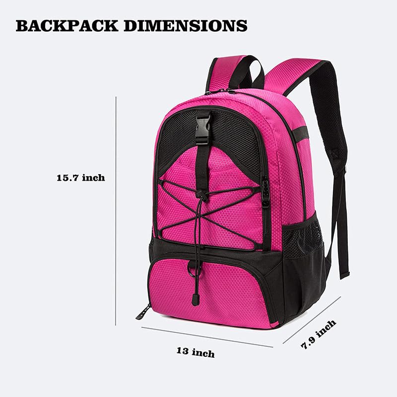 Splendrive Baseball Softball Equipment Bag with Fence Hook and Shoe Compartment T-Ball Travel Soccer Bag Basketball Backpack Options