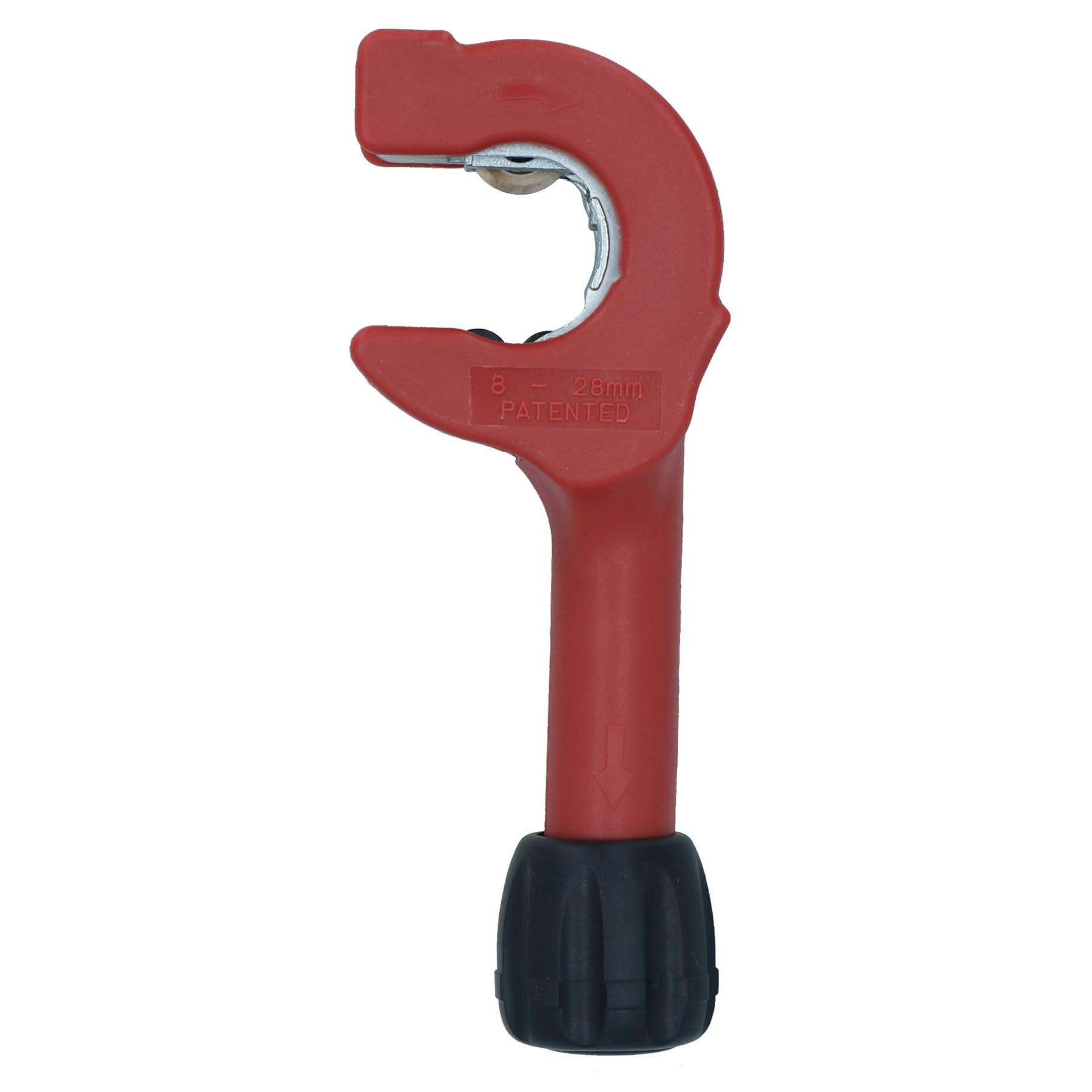 Tagliatubi regolabile con una mano in rame INOX a cricchetto, 8 mm - 28 mm