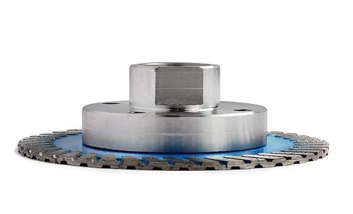 Miniatura 5 de Hoja de corte de diamante de 3 pulgadas con brida extraíble 5/8-11 afilar hormigón de mármol de piedra