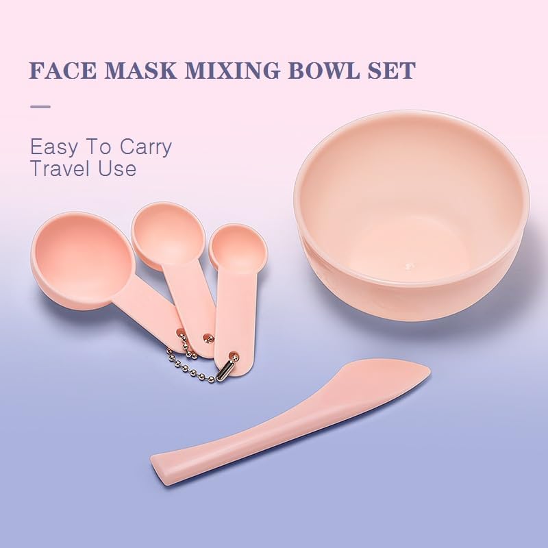 Miniatura 2 de Set of 5 DIY Mask Mixing Bowl Set, Face Mask Mixing Bowl Set, Mask Bowl and Brush Set, SPA Facial Mask Kit, Homemade Mask Mixing Bowl Set, DIY Face