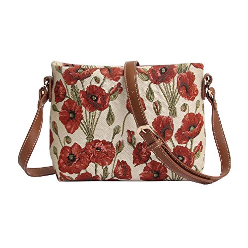 Image of Signare Tapestry Crossbody Bag Sling Shoulder Purse for Women