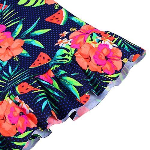 Image of TFJH E Girls & Boys Long Sleeve Rashgurad Swimsuit UPF 50+ Kids Swimwear Sunsuits