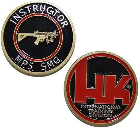 Heckler and Koch Instructor MP5 SMG - Challenge Coin