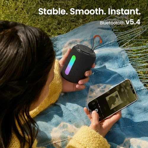 Image of Jet Flare Mini 225 10W Bluetooth Soundbar | 52mm Pro Drivers | RGB LED Party Lights | BT 5.4 | Type-C Fast Charging | USB & Micro SD Support | Portable Soundbar for TV, Room, Hostel & Travel