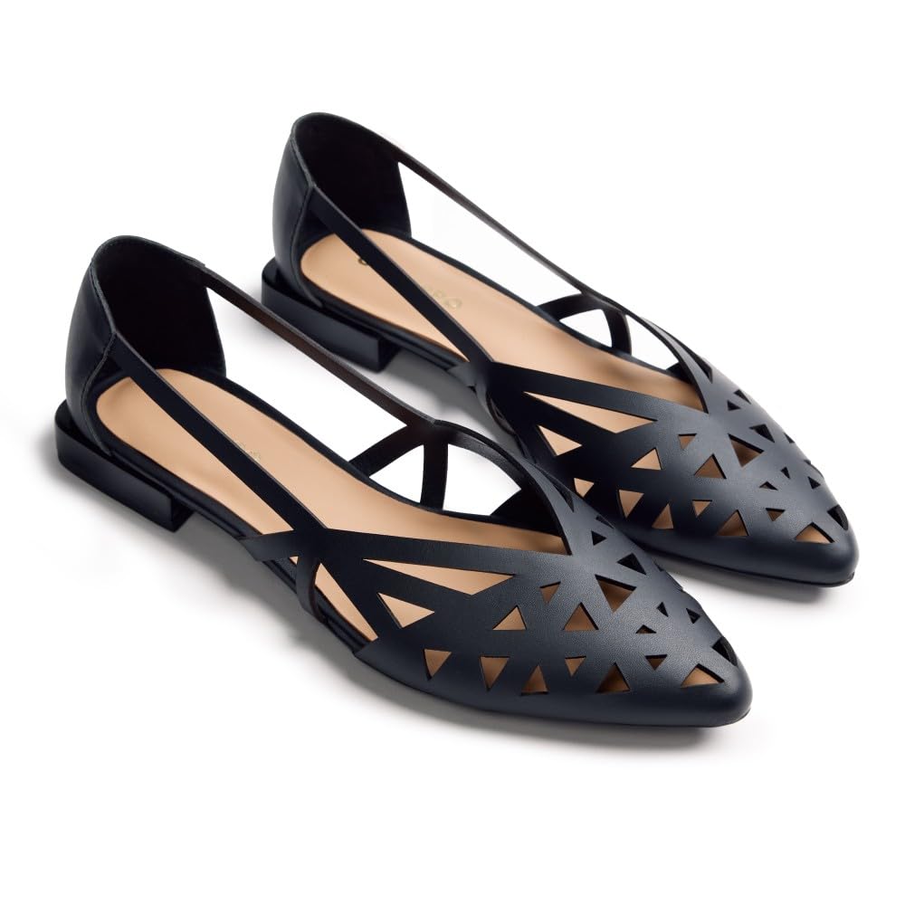 GIOSEPPO BUMALA, Women's Mary Jane Flat Shoes, Black, 41 EU