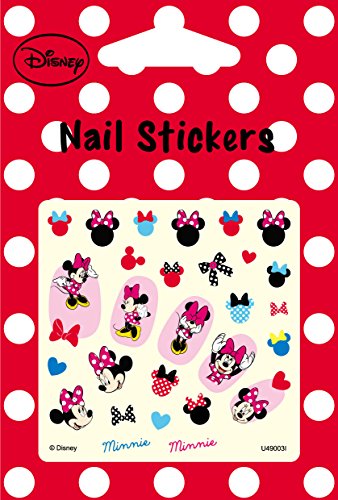 Disney Nail Art Stickers Cartoon Decoration Mix 4-Pack (Minnie)