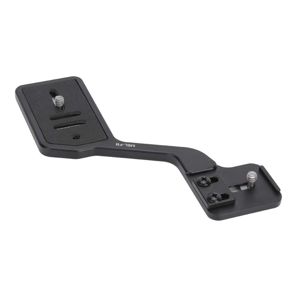 Staffa per treppiede per torcia per fotocamera in lega di alluminio con doppia vite da 1/4 di pollice per supporto DSLR Supporto per illuminazione da studio fotografico