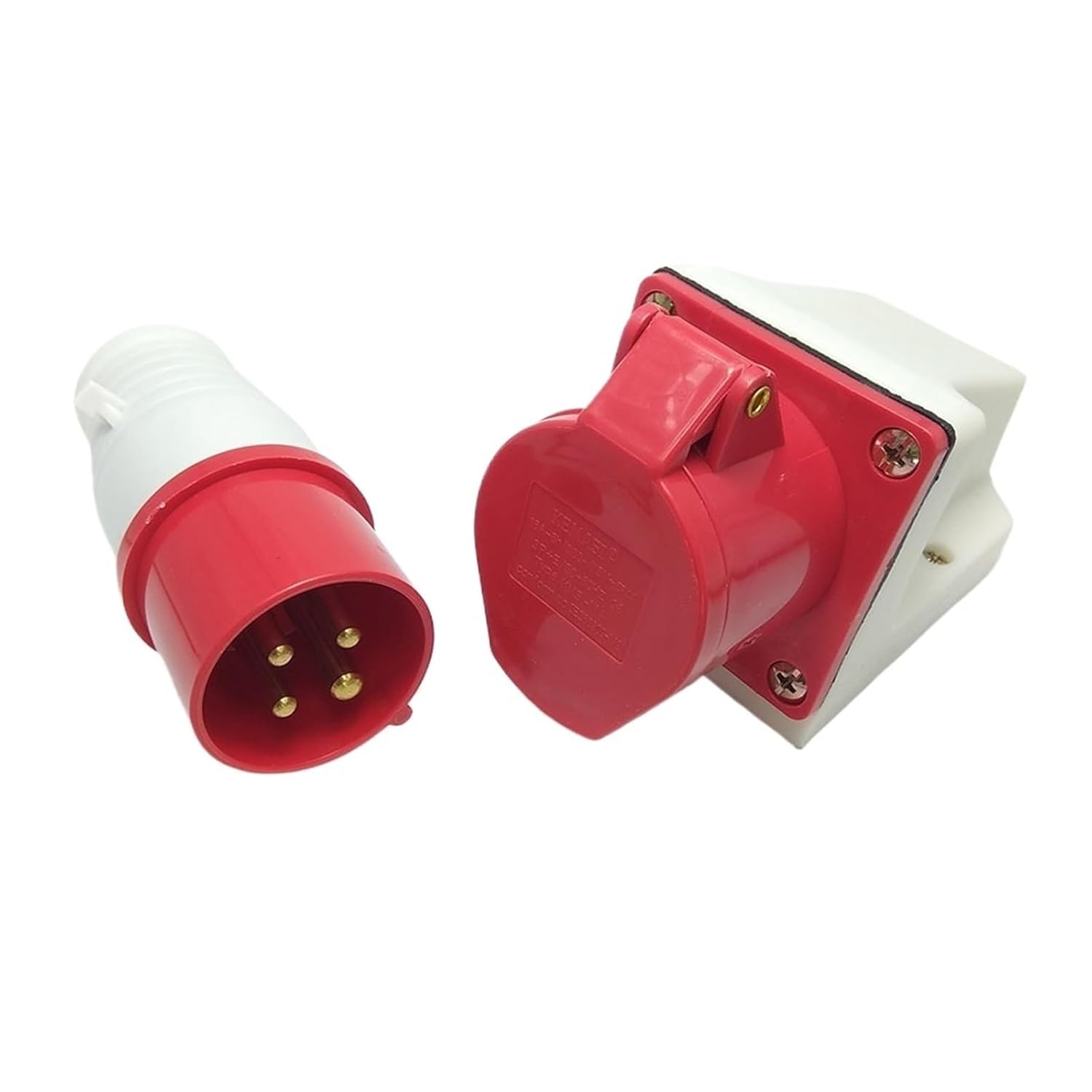 Industrial Plug and Socket Connector 380V Three-Phase Electric 3 core 4 core 5 Hole 16A Waterproof Explosion-Proof Aviation Plug(5P Plug)