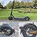 Imagen de Gleamydot Guardabarros Trasero para Xiaomi Electric Scooter Mijia M365 1S Essential Pro 2 Adultos Patinete Electrico Acrilonitrilo butadieno estireno Accesorios con Luz y Soporte