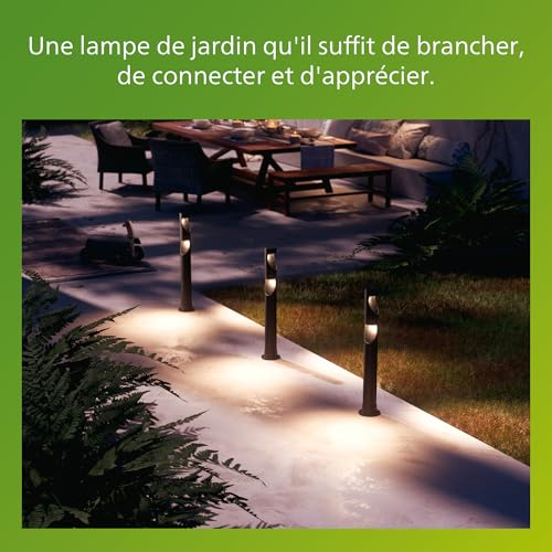 Borne d'extérieur Philips GardenLink 24V extension noire - 7