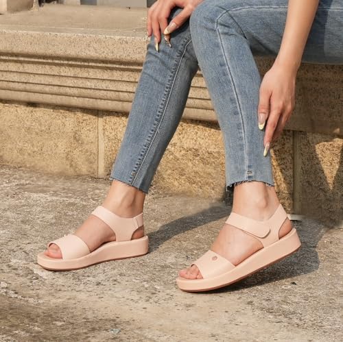 Image of ORTOREX Women Massage Sandals Comfortable Walking Sandals with Adjustable Straps