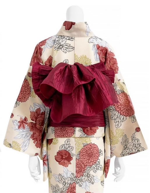 Women Japanese Heko Obi Belt Waistband With Belt Board 2-Piece Set Sash Belt for Japanese Style Yukata Robe and Kimono4