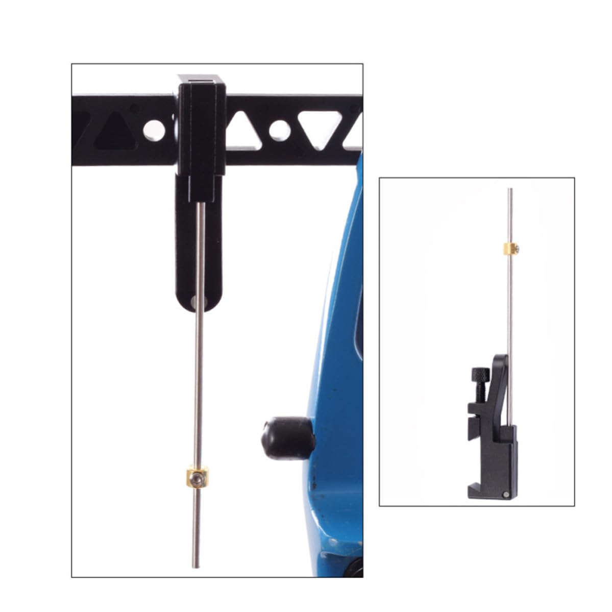 Gatuida 3 Piezas Accesorio de Metal para Flecha y Recurvo, Entrenamiento