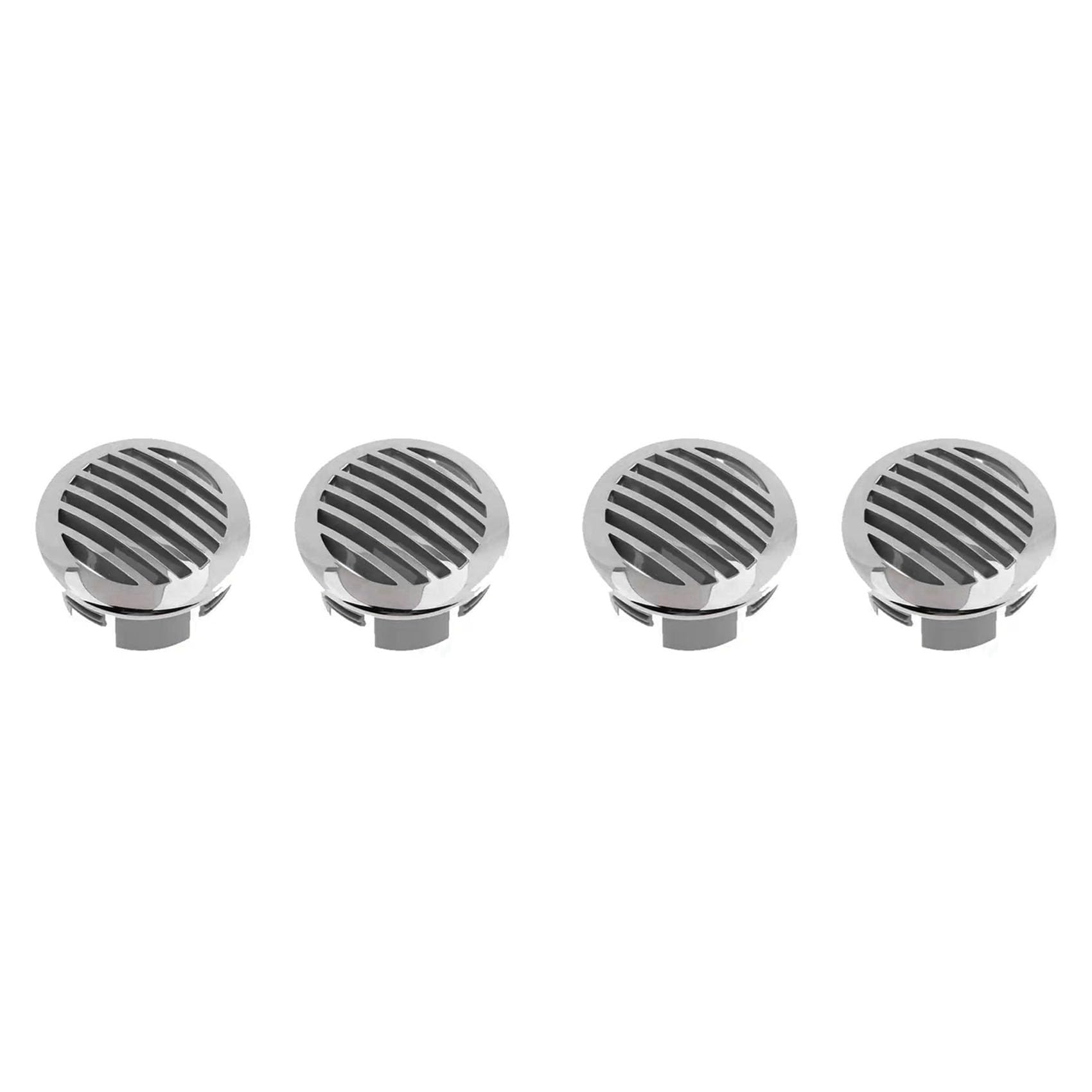 Jnchdghwa As Shown 4 Pieces 4 Inch Adjustable Marine Vent Covers, 316 Stainless Steel Air Vent Covers For Rv, Boats, Yachts