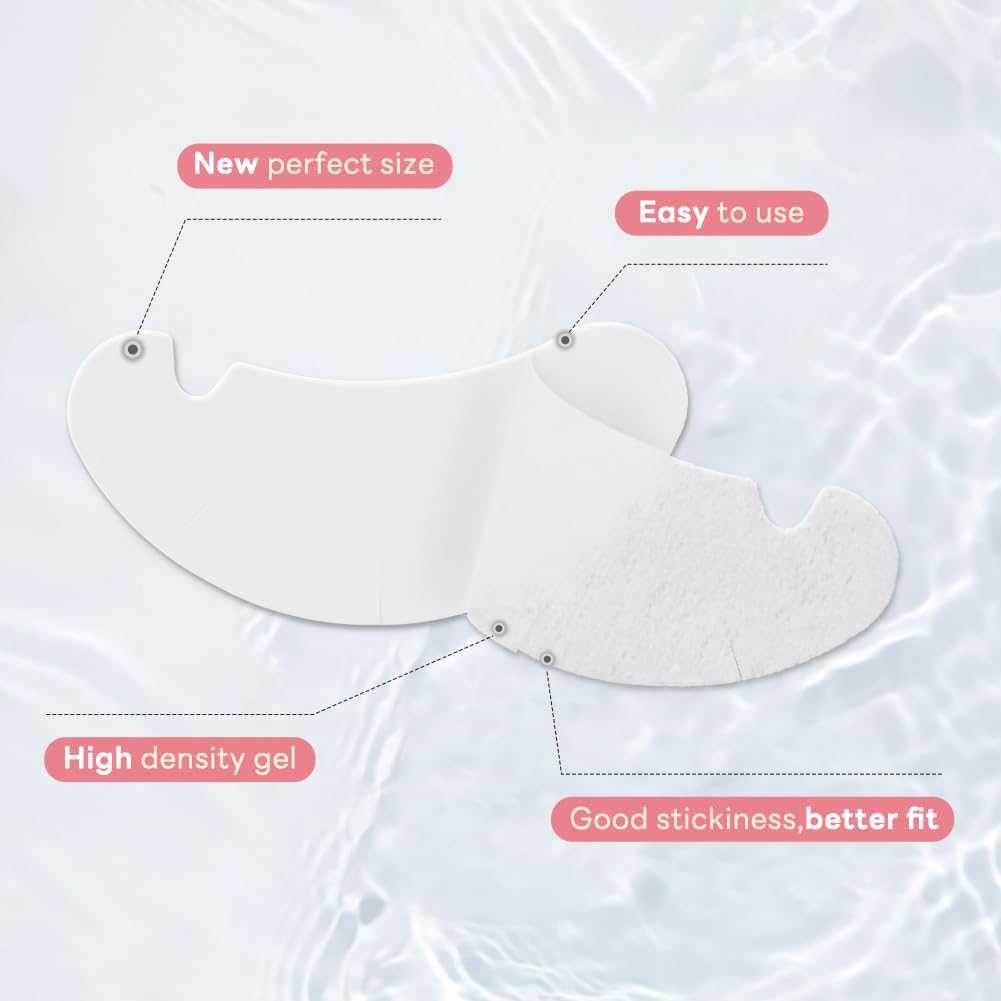 Lunamoon Eye Pads for Eyelash Extension Eyelash Pads U Pads for Eyelash Extension Pad Eyelash Pad Eyelash Colouring Pad Eyelash Lifting Pad Eye Gel Patch for Eyelash Extensions 50 works (U-Pink) - Image 3