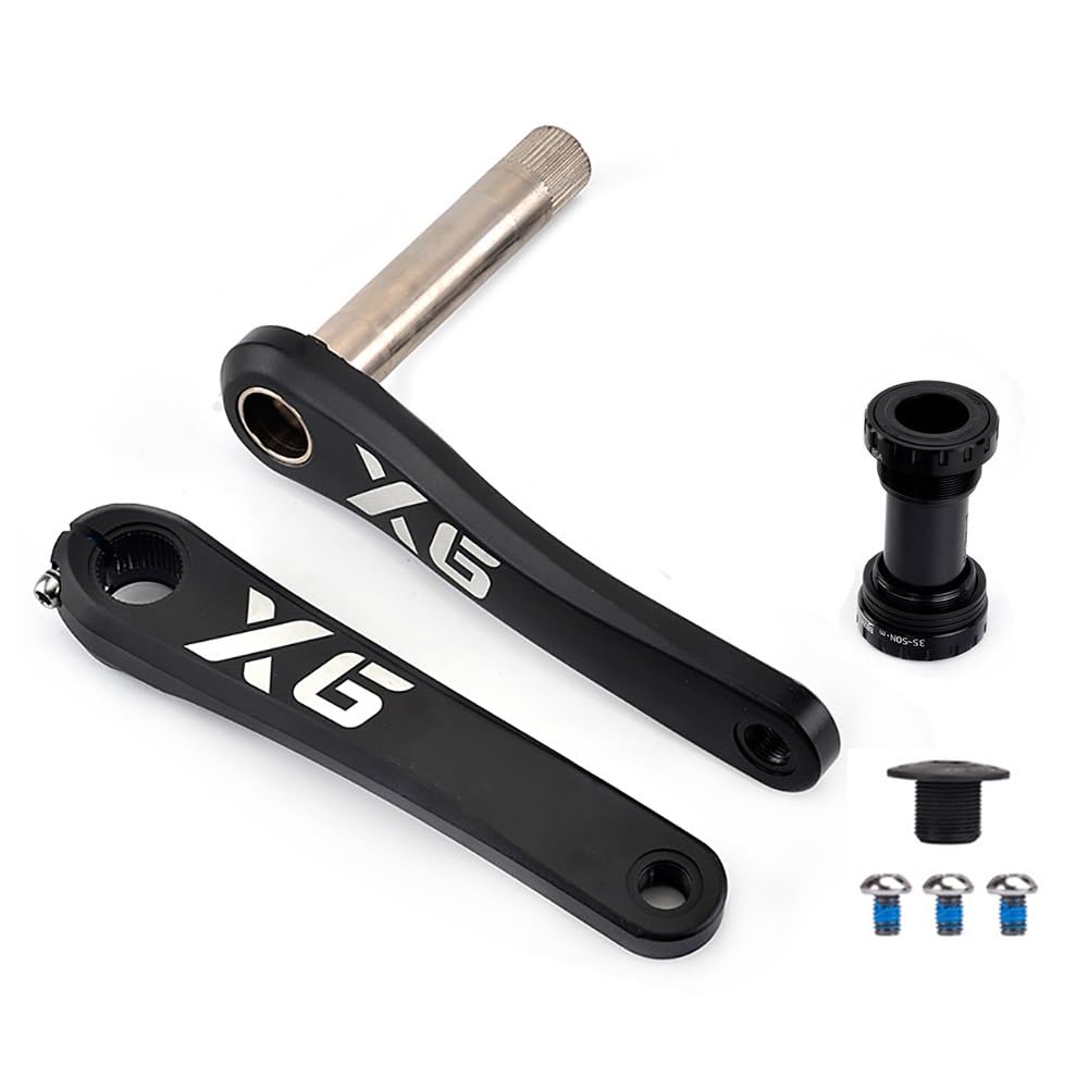 Guarnitura per Mountain Bike 170 mm 175 mm Guarniture Direct Mount Cavi Integrati Bracci Pedivella con Movimento Centrale BSA Adatto a 8-12 velocità Lega di Alluminio Ultraleggera