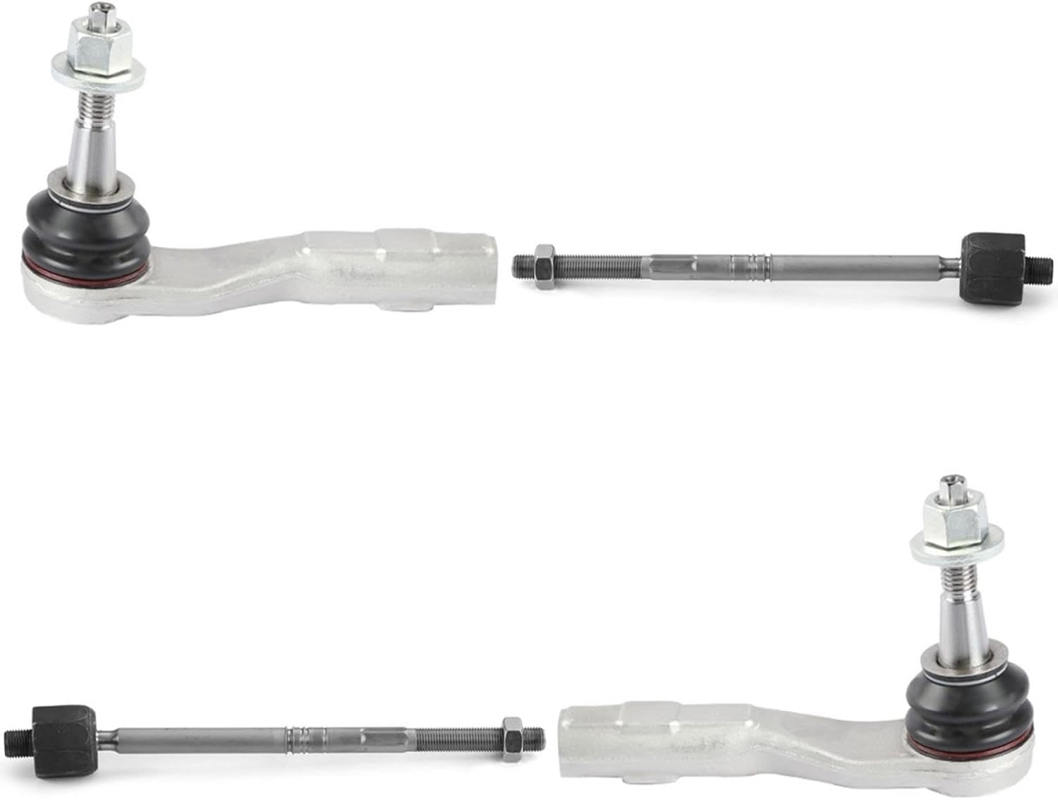 Front Inner & Outer Tie Rods Assembly Replacement Parts For Alfa Romeo Stelvio 2018-2021