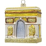 CDL-GLASS 5" Triumphal Arch Glass Ornaments - Travel Memorabilia Arch of Triumph Paris France Souvenir Building Ornaments
