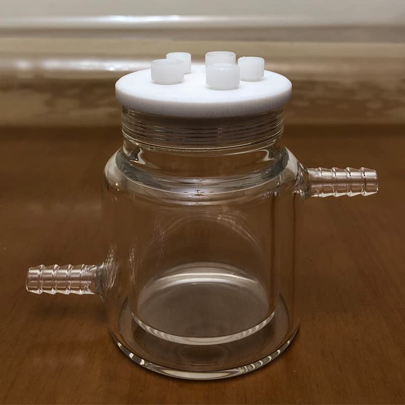 Controllable Temperature Double-Layer Water Bath Sealed electrolytic Cell Reactor Reactor electrolytic Reaction Device electrolytic Cell (250ml)