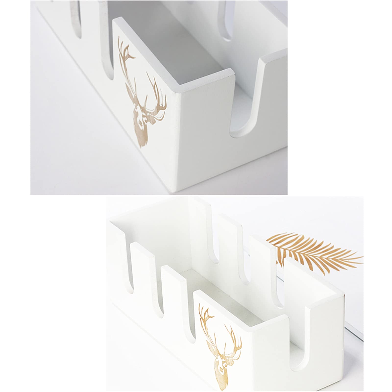 Kabel-Management-Box Kreative Kabel-Management-Box Kabel-Aufbewahrungsbox aus Holz Organizer für Steckdosenleiste/Ladegeräte/Adapter Heim-Desktop-Kabel-Organizer-Box Kabelbox Kabelaufbewahrungsbox
