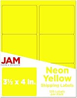 Vista 32 de JAM Paper - Etiquetas de dirección de envío - Envío estándar - 2 x 4 - Blancas - 120/Paquete