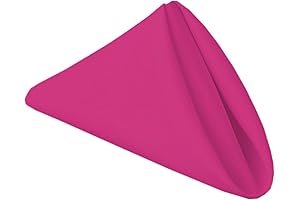 PLOYMONO Hot Pink Heavy Duty Cloth Napkins