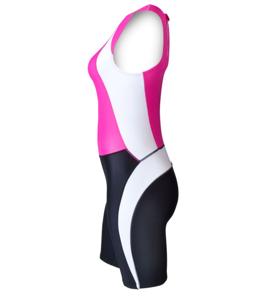 AERO|TECH|DESIGNS Womens Triathlon Competition Skin Suit (X-Large, Pink)