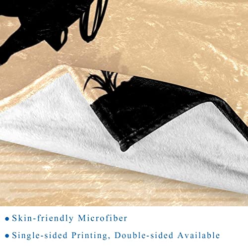 Couverture confortable thème cowboy pour des moments cocooning doux