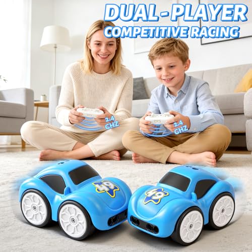 Image of Automatic Line Following Car, 2.4Ghz Smart Sensor Super Mini Cars, Gestures Inductive Car that Follows Drawn Line, Smart Automatic Avoidance Desktop Vehicle