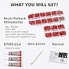 b7000 Gem Glue with 7500Pcs Red Rhinestones for Crafts Clothes Clothing Fabric, Flatback Crystals Rinstonestone for Shoes Crafting Tumblers Cups, Shiny Flat Back Bedazzler Diamonds kit 2-5mm #1