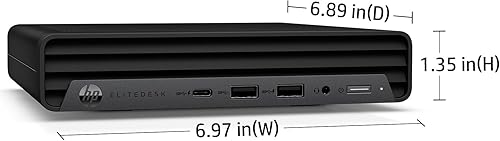 Miniatura 6 de HP EliteDesk 800 G6 Business Mini PC computadora de escritorio, Intel Hexa-Core i5-10400 (Beat i7-8700), 32 GB DDR4 RAM, 1 TB PCIe SSD, WiFi,