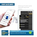 FONGWAH 50 sztuk inteligentnych etykiet NFC NTAG216, okrągłe 25 mm