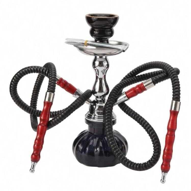 シーシャ 本体セット ブラック 黒【吸い口2個】 シーシャ 本体セット ブラック 黒【吸い口2個】