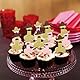 Tourima JGA Deko Frauen – 12x Cupcake Topper Gold & Pink mit Glitzer Hut & Bart, JGA Accessoires Frauen, Bride to Be Deko, Bachelorette Party Accessories, Jungesellinenabschied Braut, Jga Accessoires