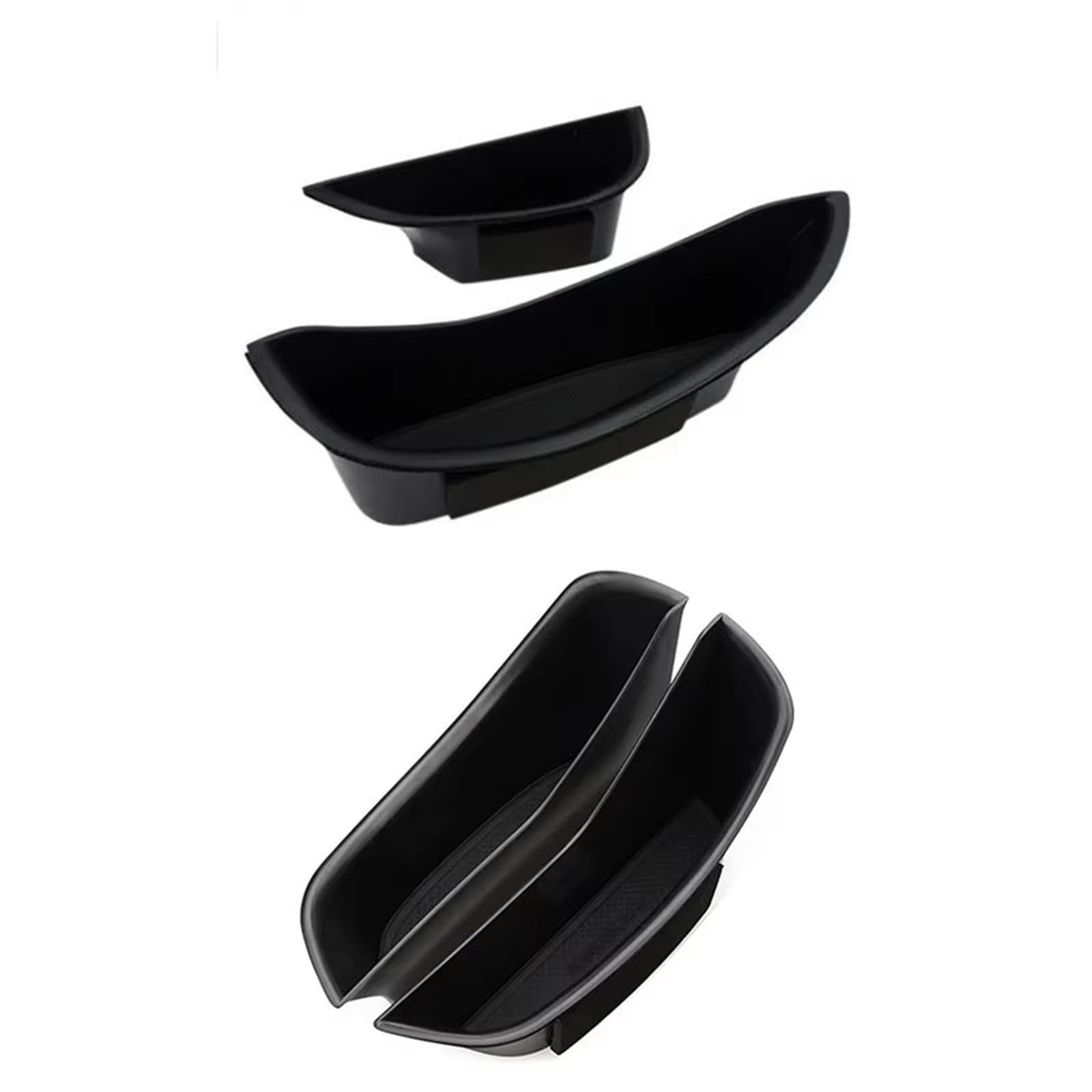 HNDZCYSMGS Boot Organiser Compatible With Benz C Series 2014-2018 GLC 2015-2018 Door Handle Storage Box Container Tray Organizer 4pcs