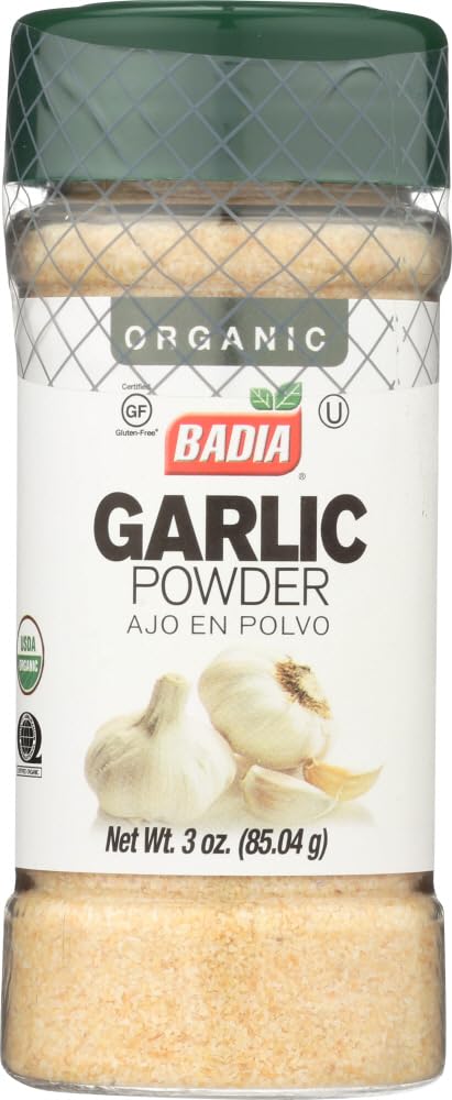 Badia Garlic Pwdr Org, 3 Oz