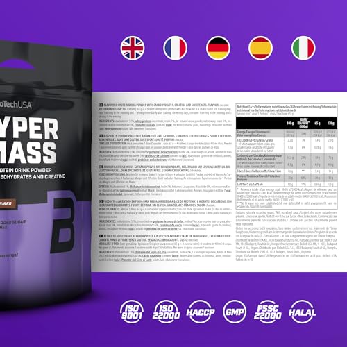 Hyper Mass avec créatine micronisée booste la force et le volume