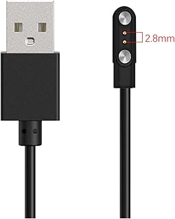 Magnetic Chargers Compatible with P22 of Popglory, Kalinco smartwatch, LUOBA TOZDTO i13, WZWNEER DXPICR Y20GT, Iaret i18, Wwzzey P42B and AGPTEK LW31, Magnetic Smart Watch Charging Cable Accessories