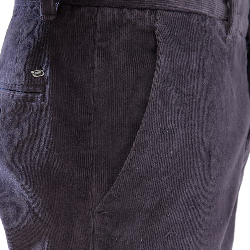 Image of Spykar Men's Mid Rise Regular Fit Cotton Trousers