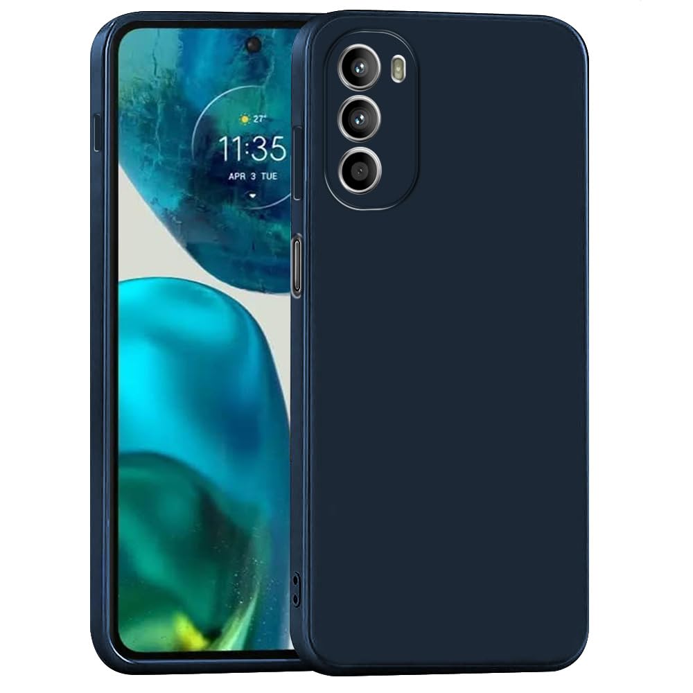 Casotec Back Cover for Motorola Moto G52 4G / Moto G82 5G | Full Camera Protection | Premium Liquid Silicon Case | Flexible Bumper Case for Motorola Moto G52 4G / Moto G82 5G (Dark Blue) (B0D78YC25H) Amazon Price History, Amazon Price Tracker