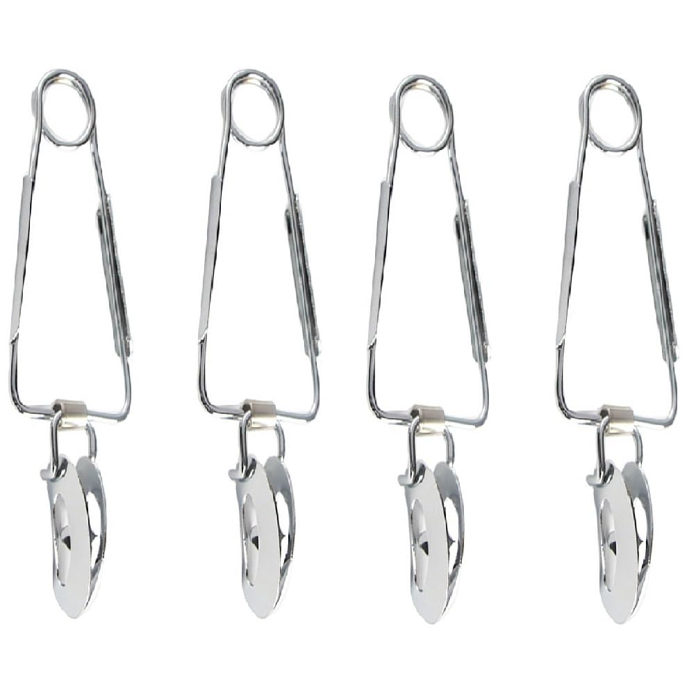DOITOOL 4 Pcs Snail Tongs Stainless Steel Escargot Tongs,Mini Kitchen Tongs Non- Slip Food Tongs Cooking Tools for Cooking Restaurant Serving