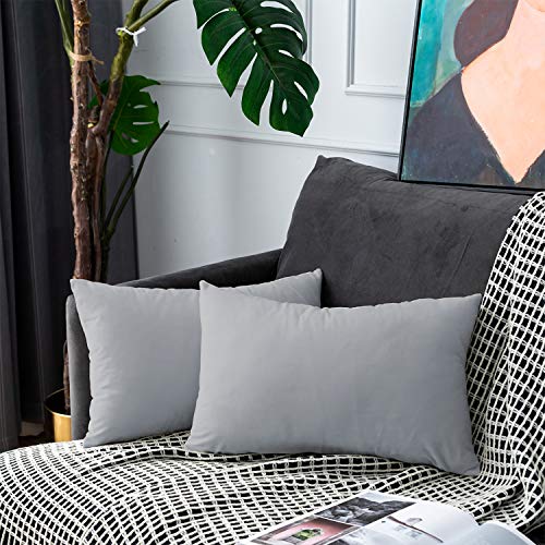 UPOPO Confezione da 2 Federe in Velluto Cuscini