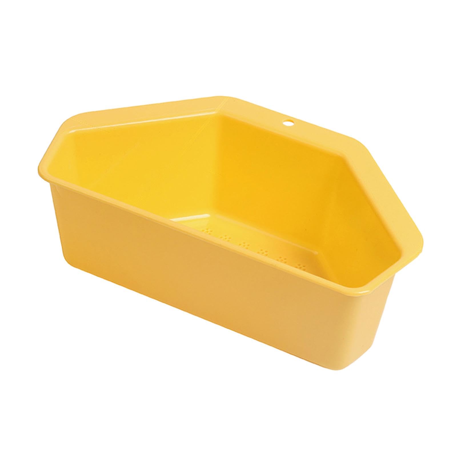 Sink Drain Strainer Basket Preparation Sturdy Storage Holder Strainer Basket Yellow-picture-22