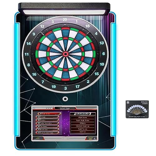 Juego de diana digital con pantalla LED, 26 juegos para entretenimiento en casa, dardos de punta suave para bares y clubes