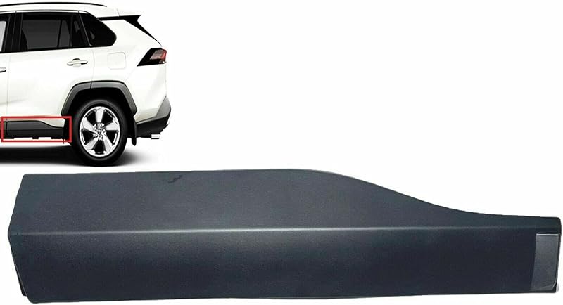 Moldura inferior da porta traseira esquerda Parts Port para Toyota RAV4 2019–2024 – 1 unidade