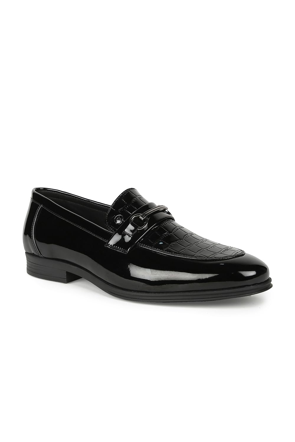 Louis Philippe Men Formal Black Patent Leather Slip-ons (B0D5H42GG1) Amazon Price History, Amazon Price Tracker