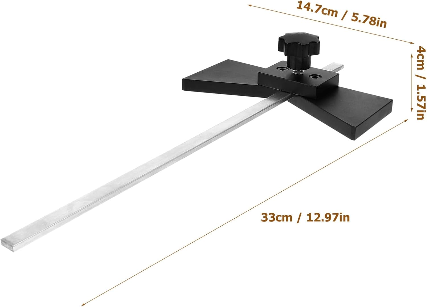Centering Scriber Gauge Woodworking Center Finder Tool Accurate Marking Gauge for Carpenter Crafting and Layout Measurement